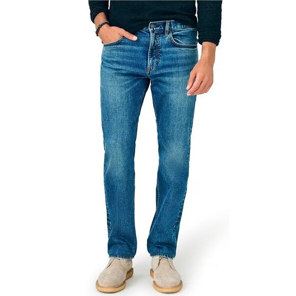 Faherty Other - Faherty Men's Ocean Washed Denim Pacific Straight Leg Jeans 32 x 32 MDC0001